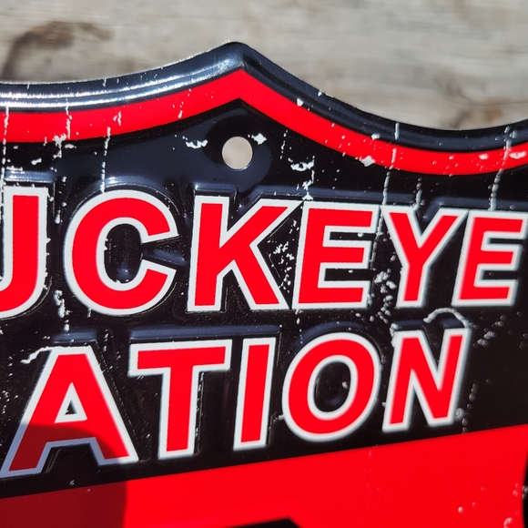 Ohio State Buckeye Nation Metal University Road Sign - Picture 6 of 6